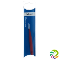 Belleage Rubis tweezers pointed inox