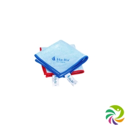 Ha-ra Star Tuch Mini-Set 25/25cm Um Blau+um Rot