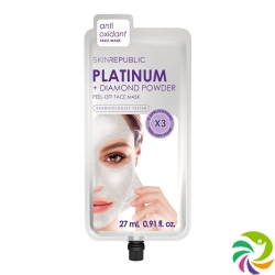 Skin Republic Platinum Peel-Off Face Mask 3 Stück