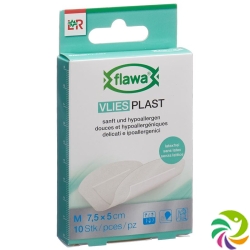 Flawa nonwoven Plast M 7.5x5cm 10 pcs