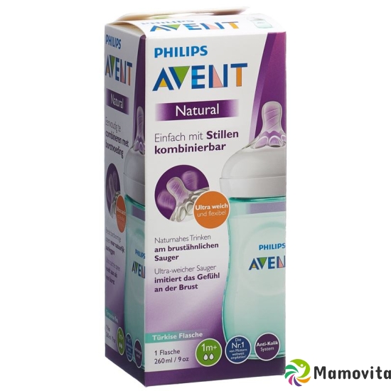 Avent Philips Naturnah bottle 260ml turquoise buy online