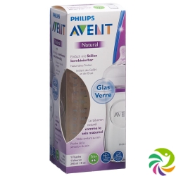 Avent Philips Naturnah Flasche 240ml Glas (neu)