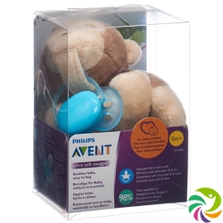 Avent Philips Snuggle+ultra Soft Affe Türkis