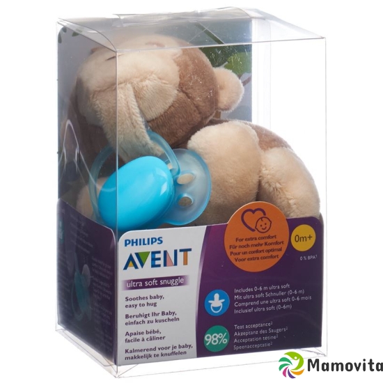 Avent Philips Snuggle+ultra Soft Affe Türkis buy online