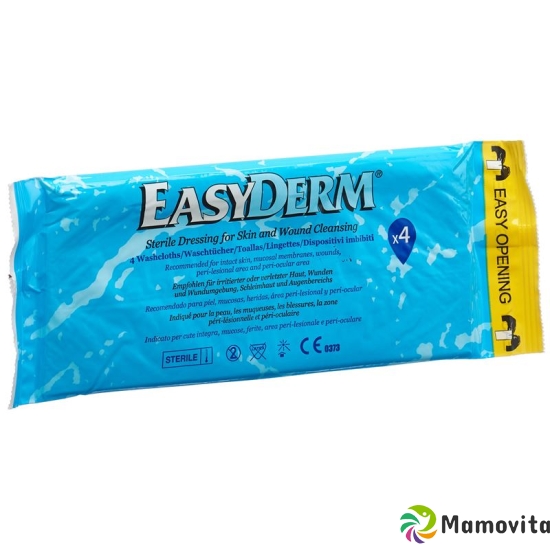 Easyderm Vorbefeuchtetes Waschtuch Steril 4 Stück buy online