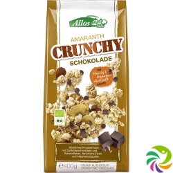 Allos Amaranth Crunchy Schokolade Beutel 400g