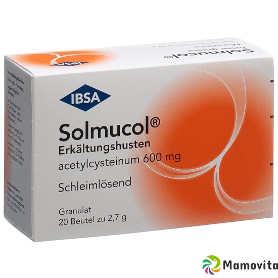 Solmucol Cold Cough Gran 600 mg Btl 20 pcs buy online