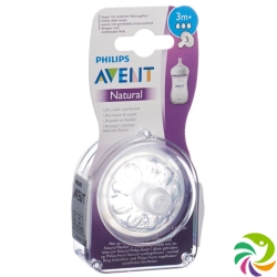 Avent Philips Natural sucker 3 3 Months + 2 pcs