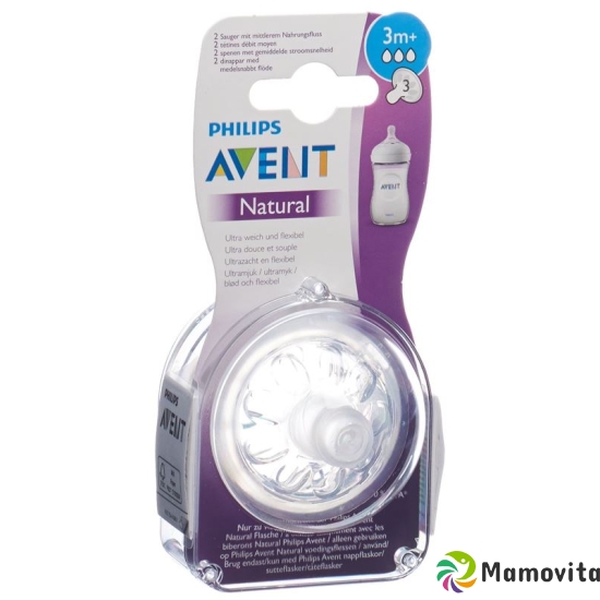 Avent Philips Natural sucker 3 3 Months + 2 pcs buy online