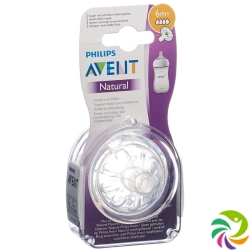 Avent Philips Natural suction Months 2 4 6 pcs