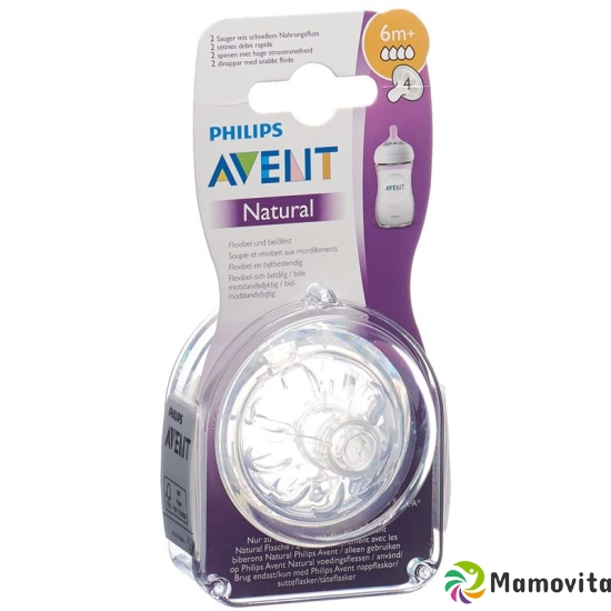 Avent Philips Natural suction Months 2 4 6 pcs buy online