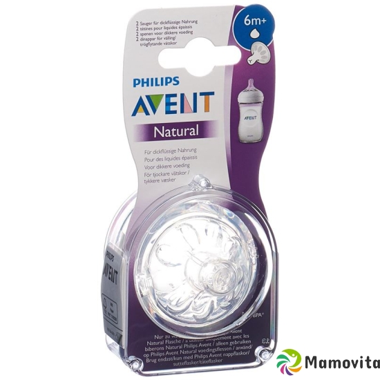 Avent Philips Natural Sauger 6m+ 2 Stück buy online