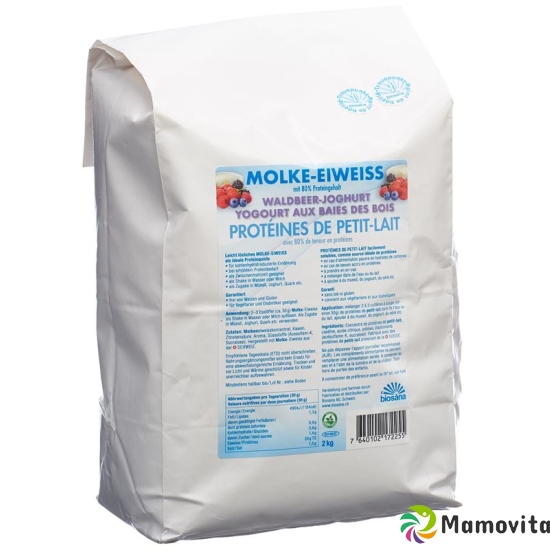 Biosana Molke Eiweiss Pulver Waldbeer-Joghurt 2kg buy online