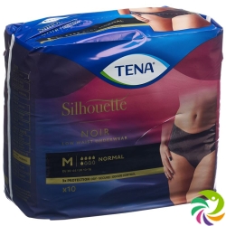 Tena Silhouette Normal M Schwarz 10 Stück