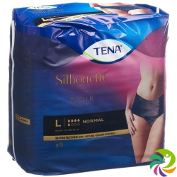 Tena Silhouette Normal L Schwarz 9 Stück