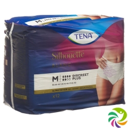 TENA silhouette discreet Plus M White 12 pcs