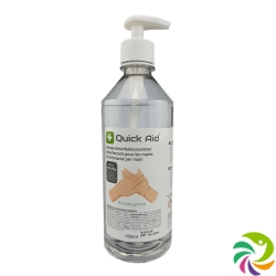 Quick Aid hand disinfectant bottle 500ml