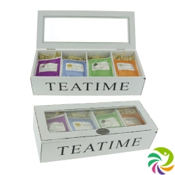 Herboristeria Holzbox Living Teatime M 4x10 Beutel