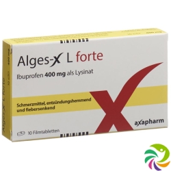 Alges-x L Forte Filmtabletten 400mg 10 Stück