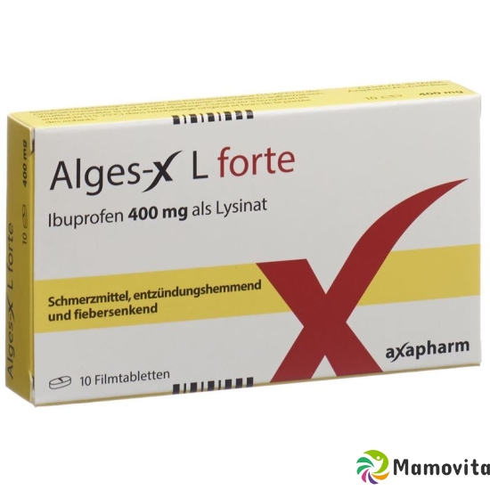 Alges-x L Forte Filmtabletten 400mg 10 Stück buy online