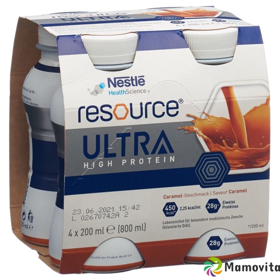 Resource Ultra Caramel 4 Flasche 200ml buy online