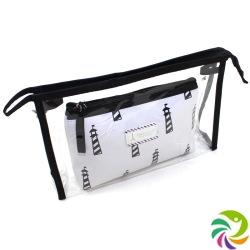 Topteam Toiletry Kit Lighthouse Black / White Os