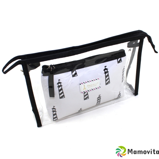 Topteam Toiletry Kit Lighthouse Black / White Os buy online