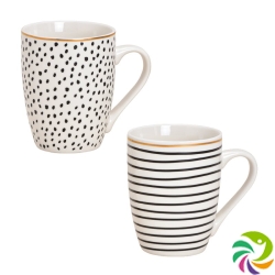 Herboristeria Mug Black Dots & Stripes