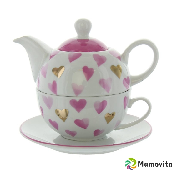 Herboristeria Tea For One Pink&gold Hearts buy online