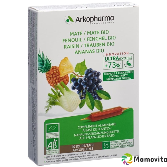 Arkofluide Ananas Mate Fench Weintr Bio 20x 10ml buy online