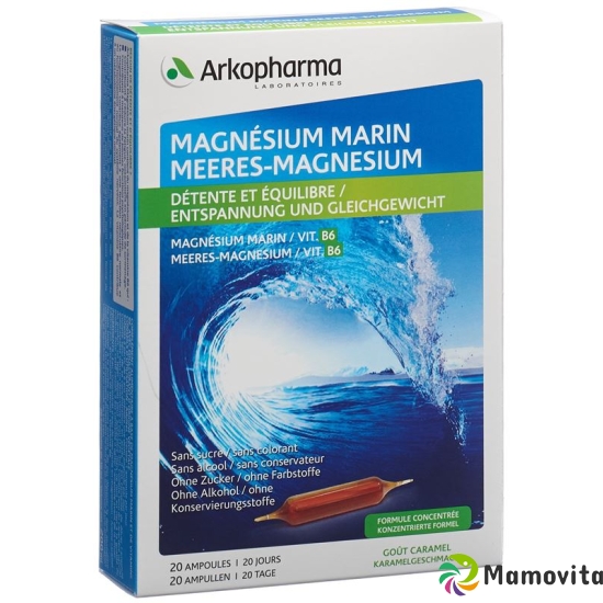 Arkopharma Meeres-Magnesium 20 Trinkampullen 10ml buy online