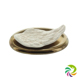 Herboristeria Fragrance Stone Angel Wings Plate Gold