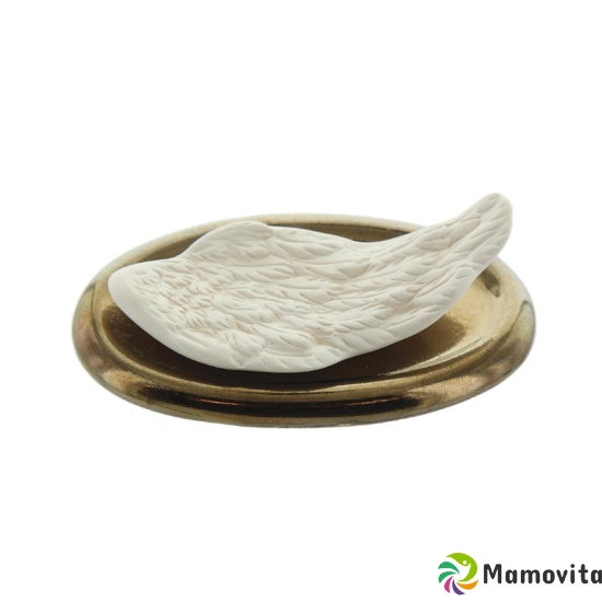 Herboristeria Fragrance Stone Angel Wings Plate Gold buy online