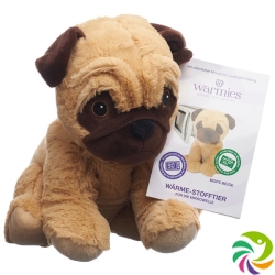 Warmies warmth soft toy pug beige