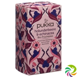 Pukka Holunderbeere & Echinacea Tee Bio Beutel 20 Stück