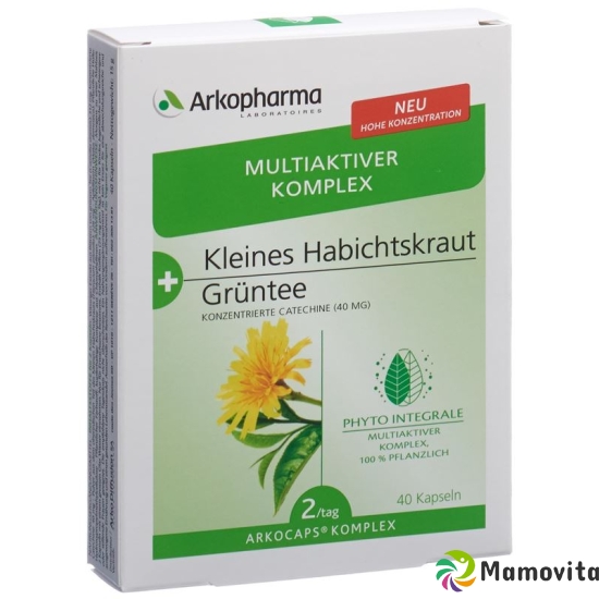 Arkocaps Komplex Kl Habichtskr+grüntee Kapseln 40 Stück buy online