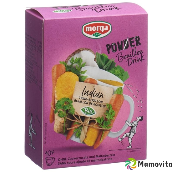 Morga Powerpowder Bouillondri Indi Bio 10 Beutel 4g buy online