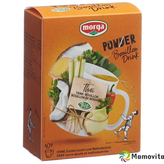 Morga Powerpowder Bouillondri Thai Bio 10 Beutel 4g buy online