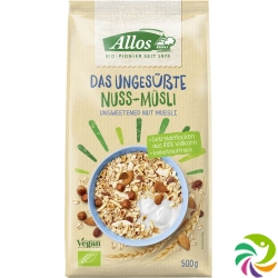 Allos Das Ungesuesste Nuss-Muesli Beutel 500g