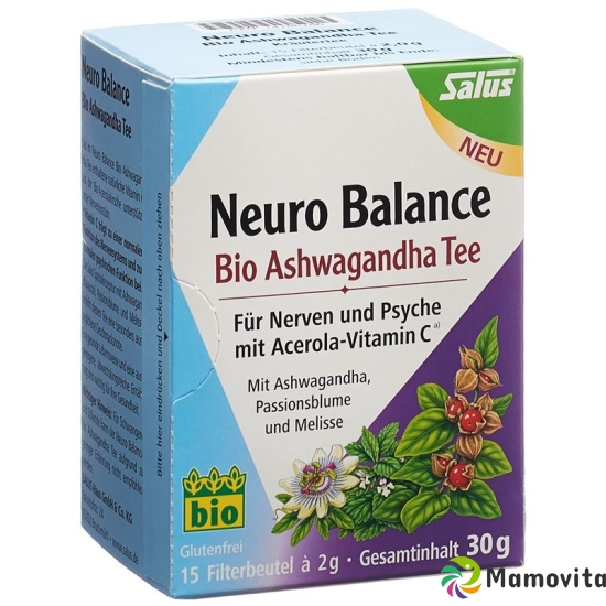 Salus Neuro Balance Ashwagandha Tea Organic bags 15 pieces buy online