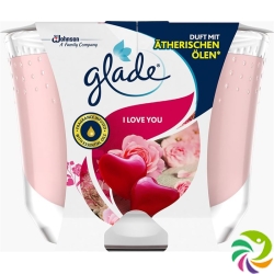 Glade Langanhaltende Duftkerze I Love You 224g