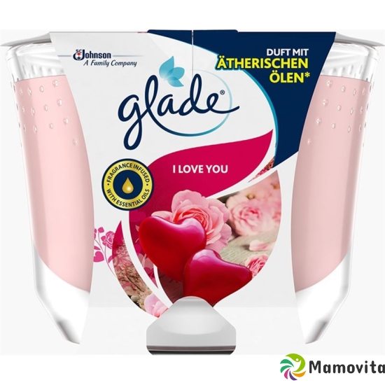 Glade Langanhaltende Duftkerze I Love You 224g buy online