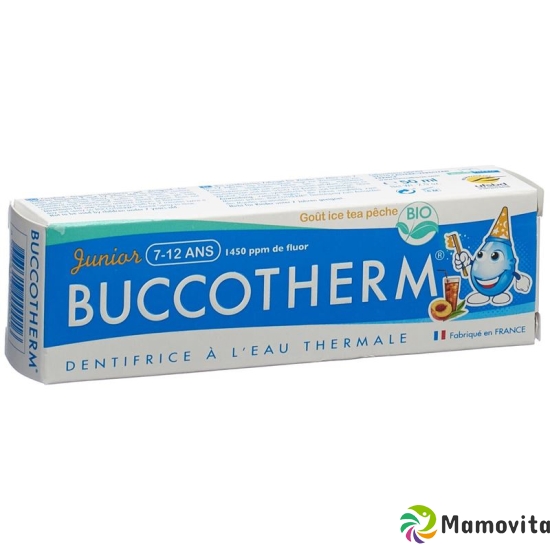 Buccotherm Zahnpasta 7-12j Eistee-Pfirs Bio 50ml buy online