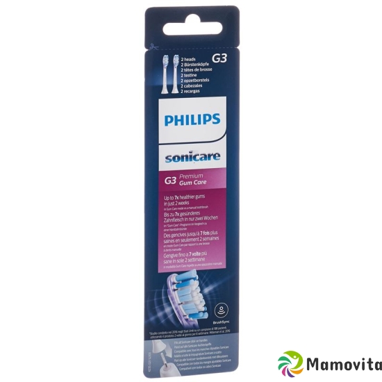 Philips Sonicare replacement brushes G3 Premium G Hx9052/17 2 pieces buy online