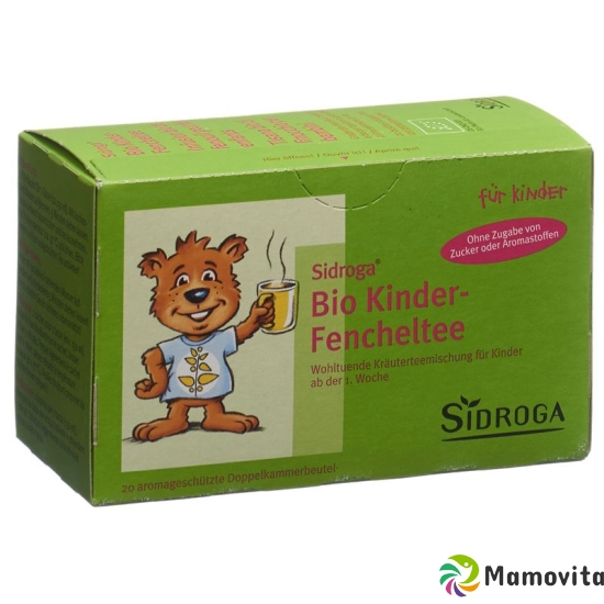 Sidroga organic fennel children 20 pieces buy online