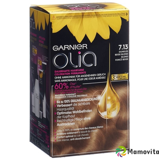 Olia Permanent Color for Blonde Hair 7.13 buy online