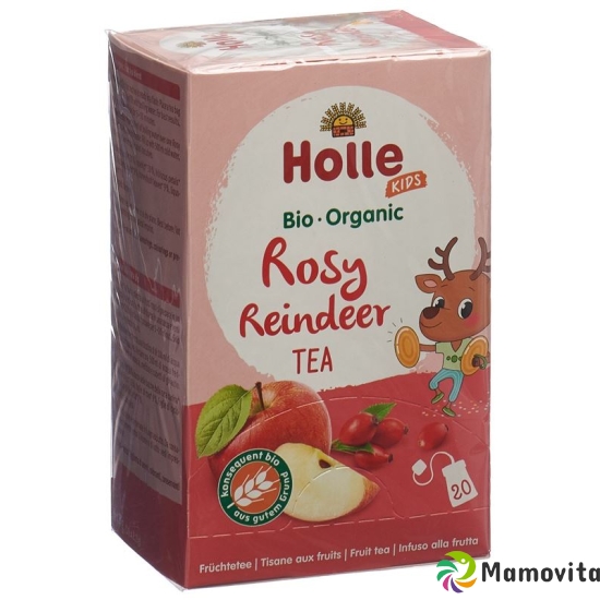 Holle Rosy Reindeer fruit tea Bio 20x 2.2g buy online