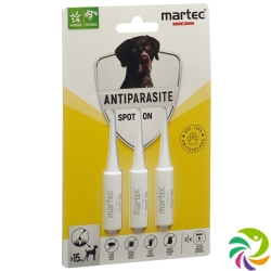 Martec Pet Care Spot Antip 15kg Hunde 3x 3ml