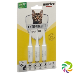 martec PET CARE Spot on ANTI PARASITE for cats 3 x 1 ml