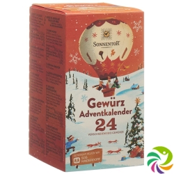 Sonnentor Adventkalender Gewürze Beutel 24 Stück